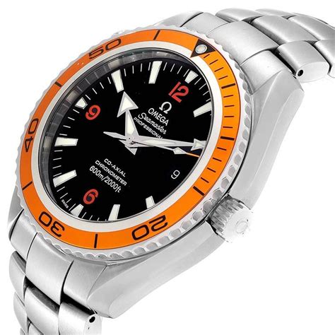 omega watch orange face|omega orange bezel.